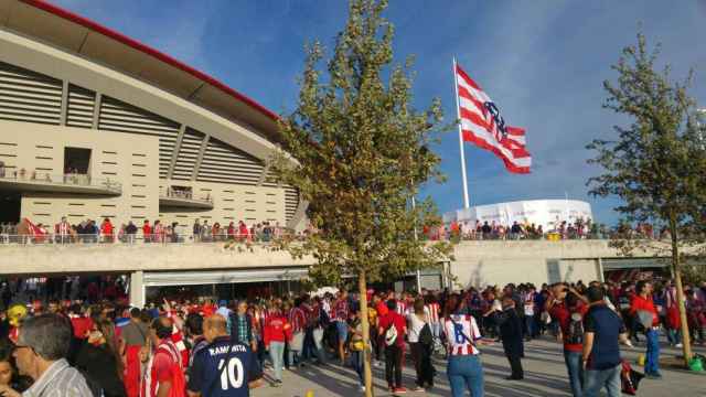 Aledaños del Wanda Metropolitano.