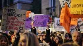 Manifestación en Madrid contra la violación grupal de los Sanfermines de 2016