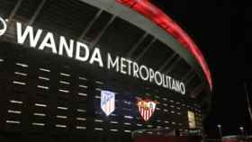 El Wanda Metropolitano, antes del Atlético - Sevilla
