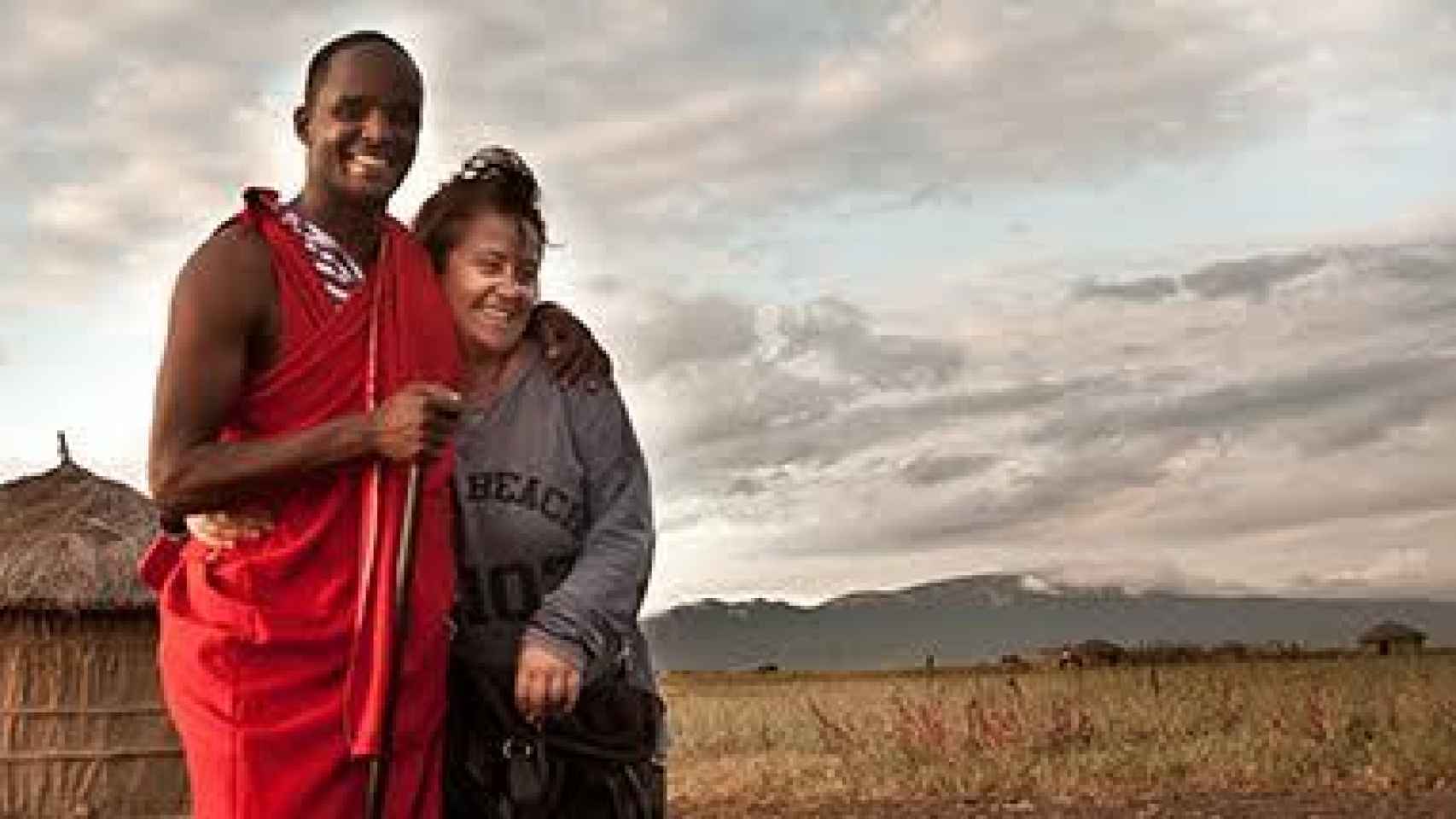 María de los Ángeles está casada con un tanzano de la tribu masái al que conoció mientras intentaba implantar su ONG en el país africano.