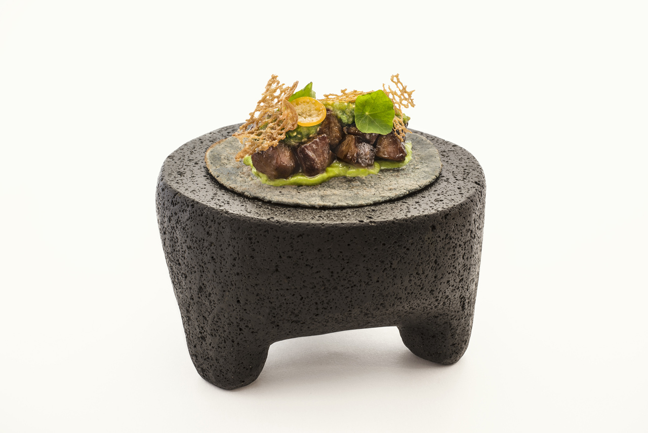 TACO DE CERDO IBÉRICO,TOMATILLO VERDE