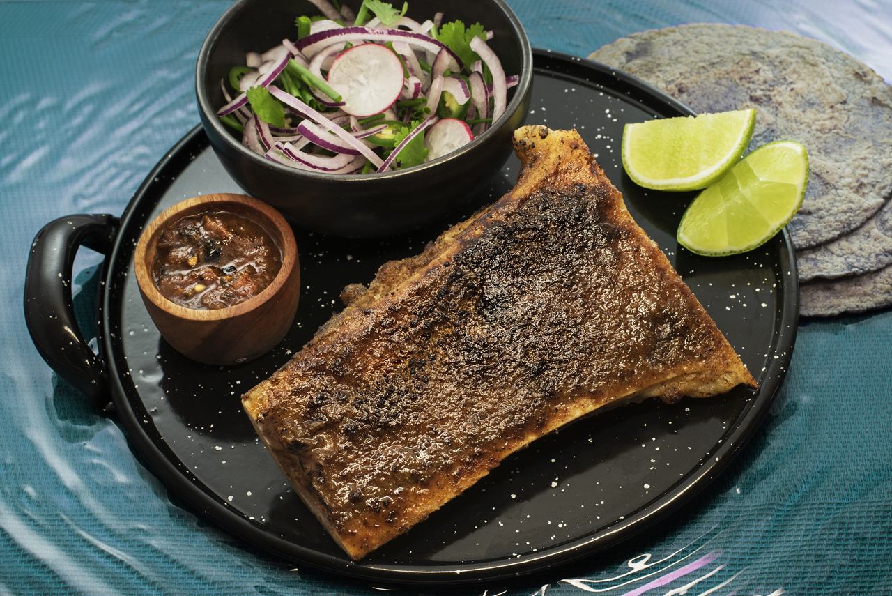 Tuétano a la brasa