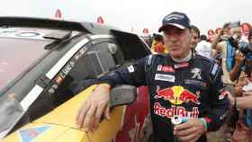 Carlos Sainz nada más conquistar su segundo Dakar.