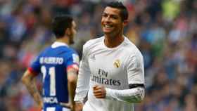 Cristiano Ronaldo celebra un gol ante el Deportivo