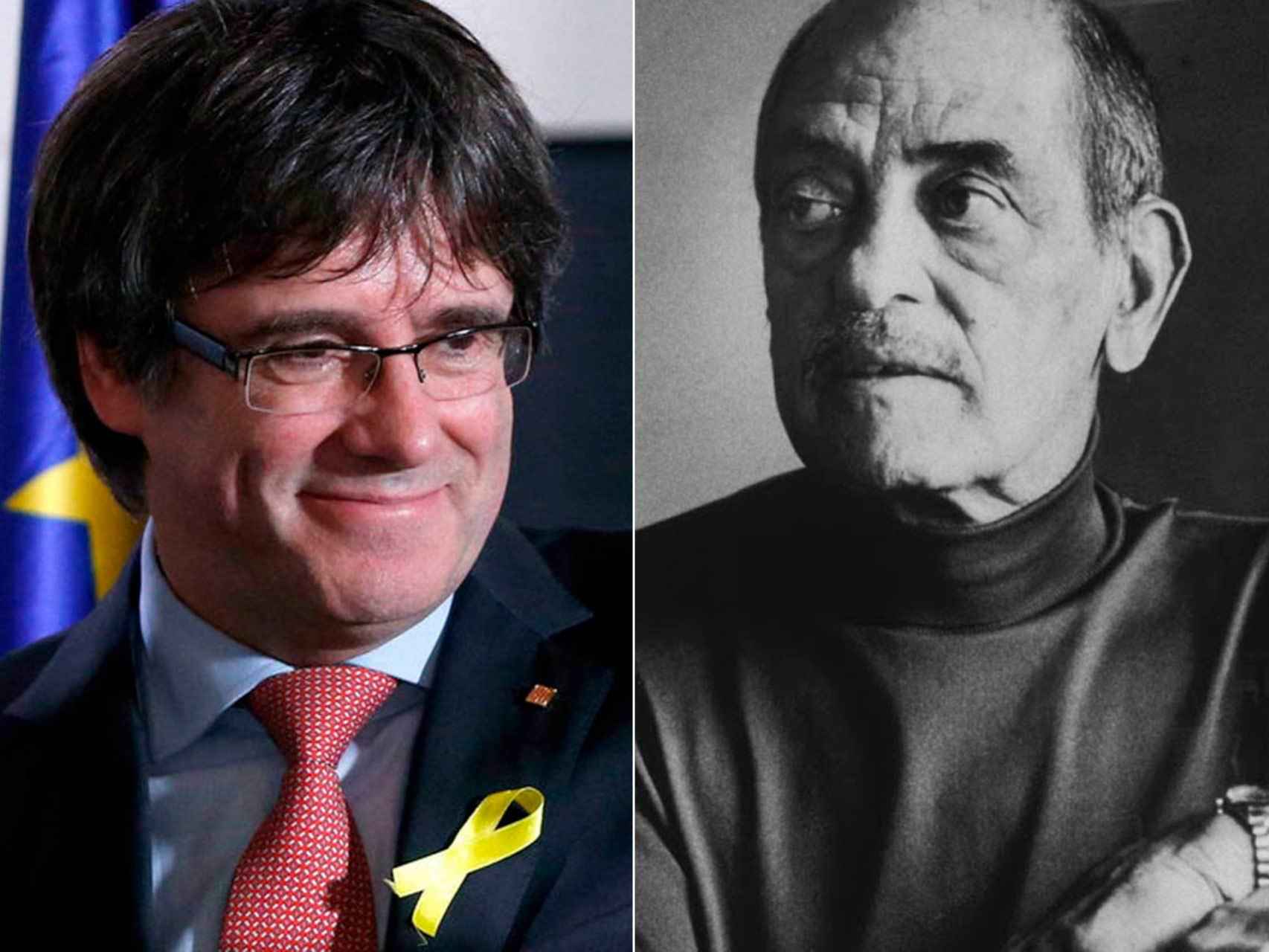 Carles Puigdemont y Luis Buñuel.