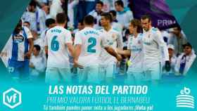 Las notas del Real Madrid - Deportivo de la Coruña