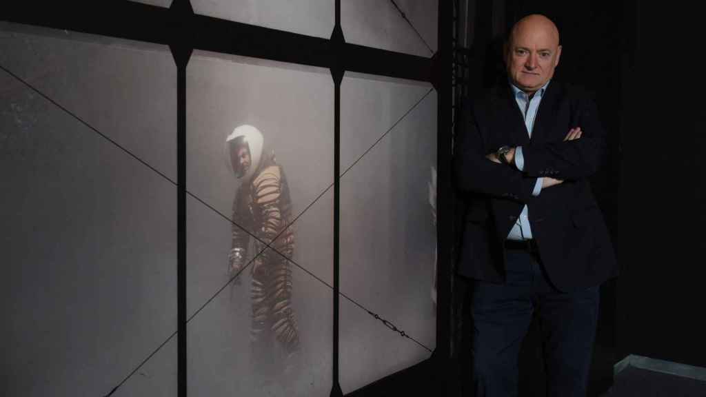 Scott Kelly en la exposición Marte, la conquista de un sueño, en el Espacio Fundación Telefónica.