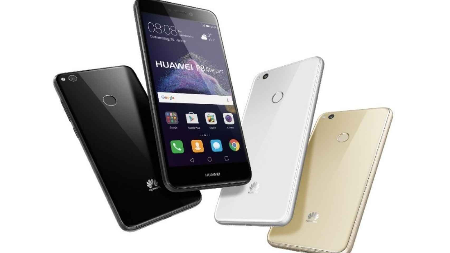 Nuevos móviles de Huawei actualizables a EMUI 8: Honor 8, Huawei P8 Lite 2017…
