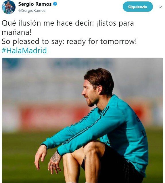 Sergio Ramos estará ante el Leganés