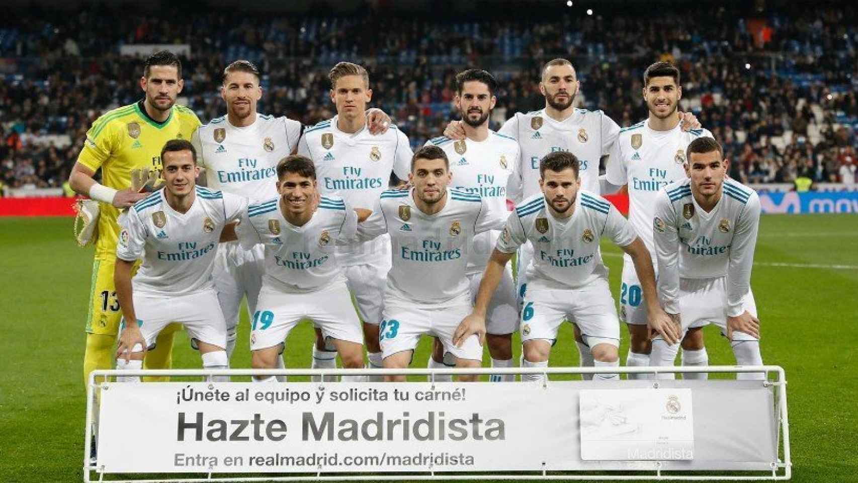 Once titular Real Madrid - Leganés