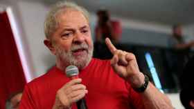 Lula de Silva durante un mitin.