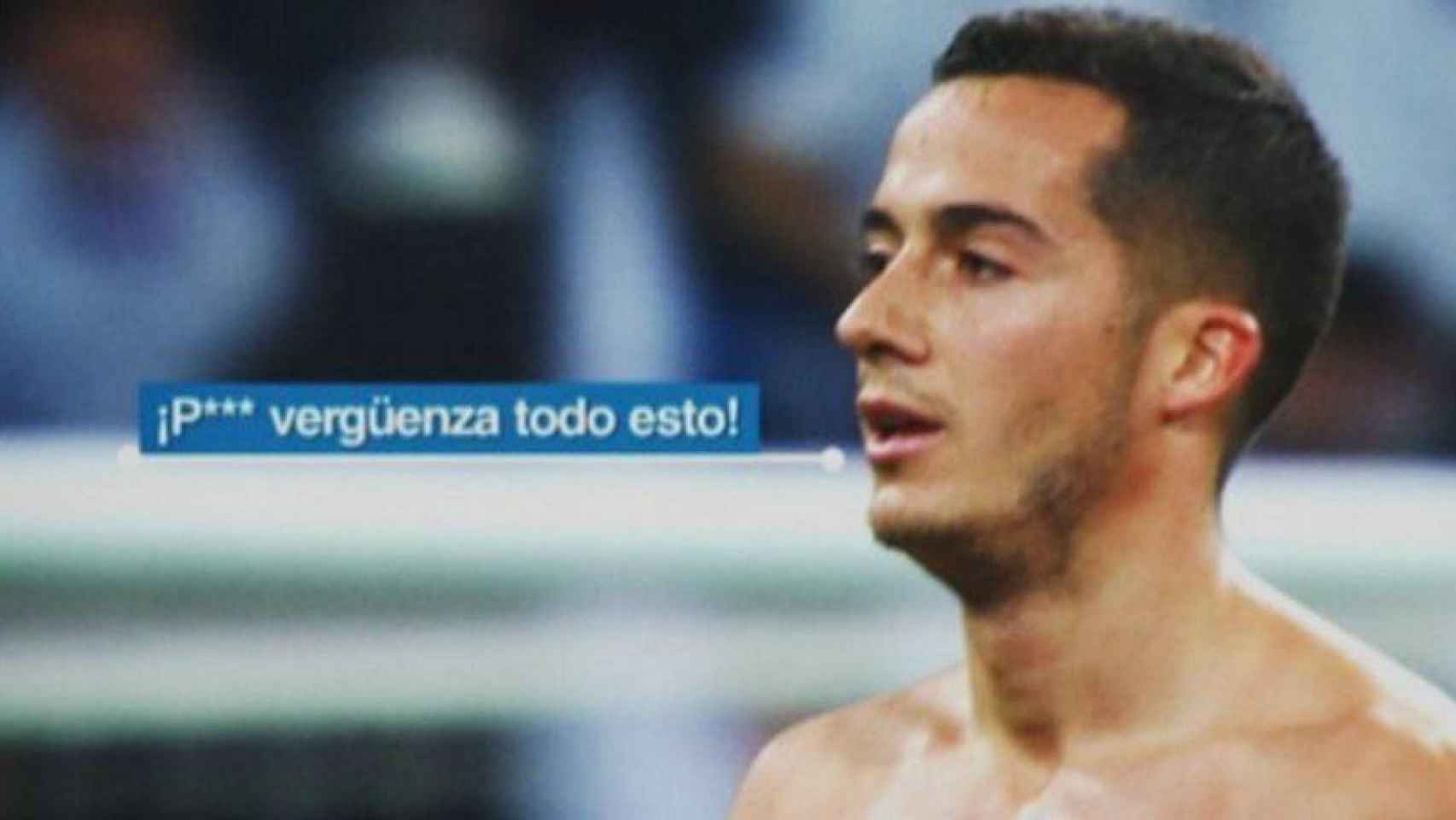 Lucas Vázquez. Foto Twitter (@DeportesCuatro)