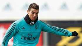 Cristiano entrena con el Madrid