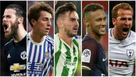 De Gea, Odriozola, Fabián, Neymar y Kane