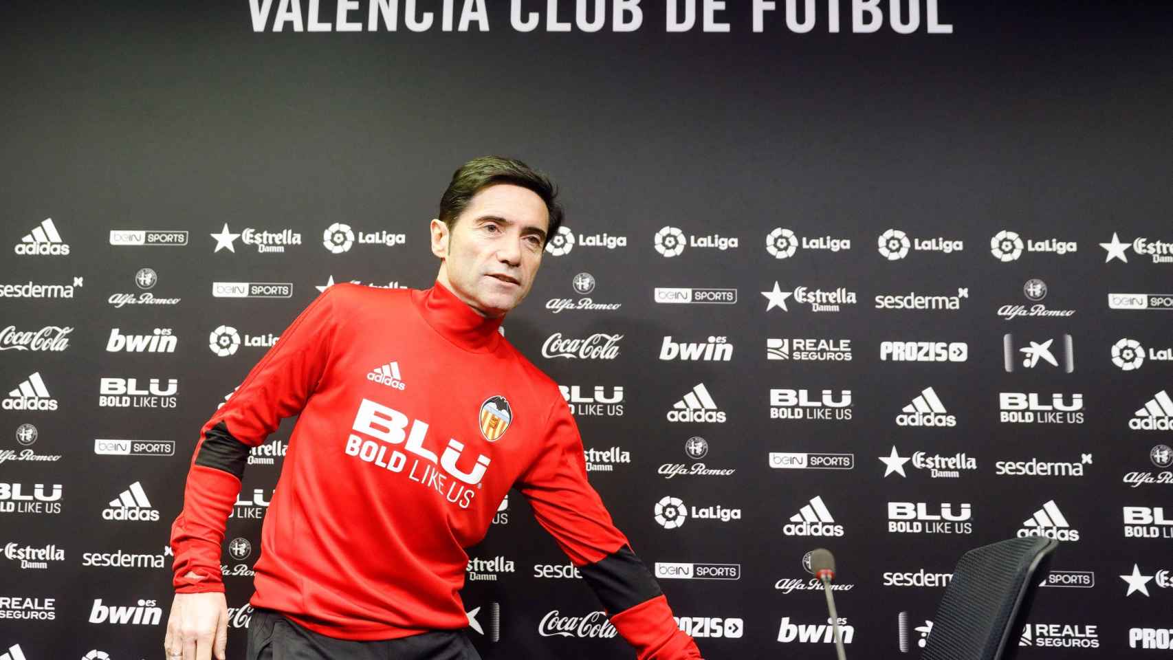 Marcelino, el hombre que ha devuelto al Valencia al primer nivel.