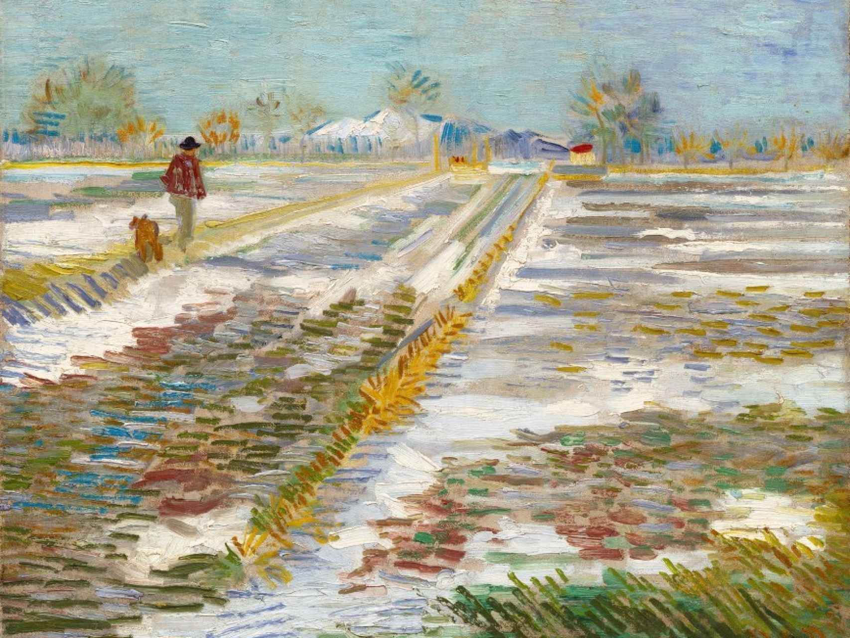 El paisaje nevado de Van Gogh que había pedido la Casa Blanca.