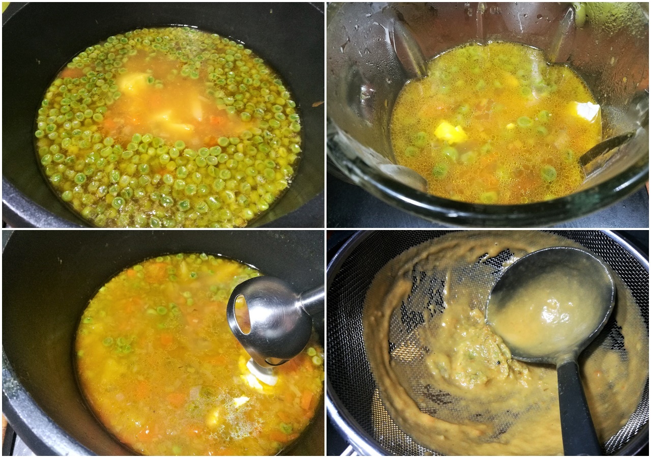 Crema de verduras con picatostes caseros Receta de Tonysantos- Cookpad