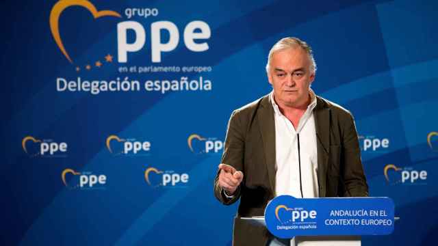 Esteban González Pons durante las jornadas ‘Andalucía en el contexto europeo’.