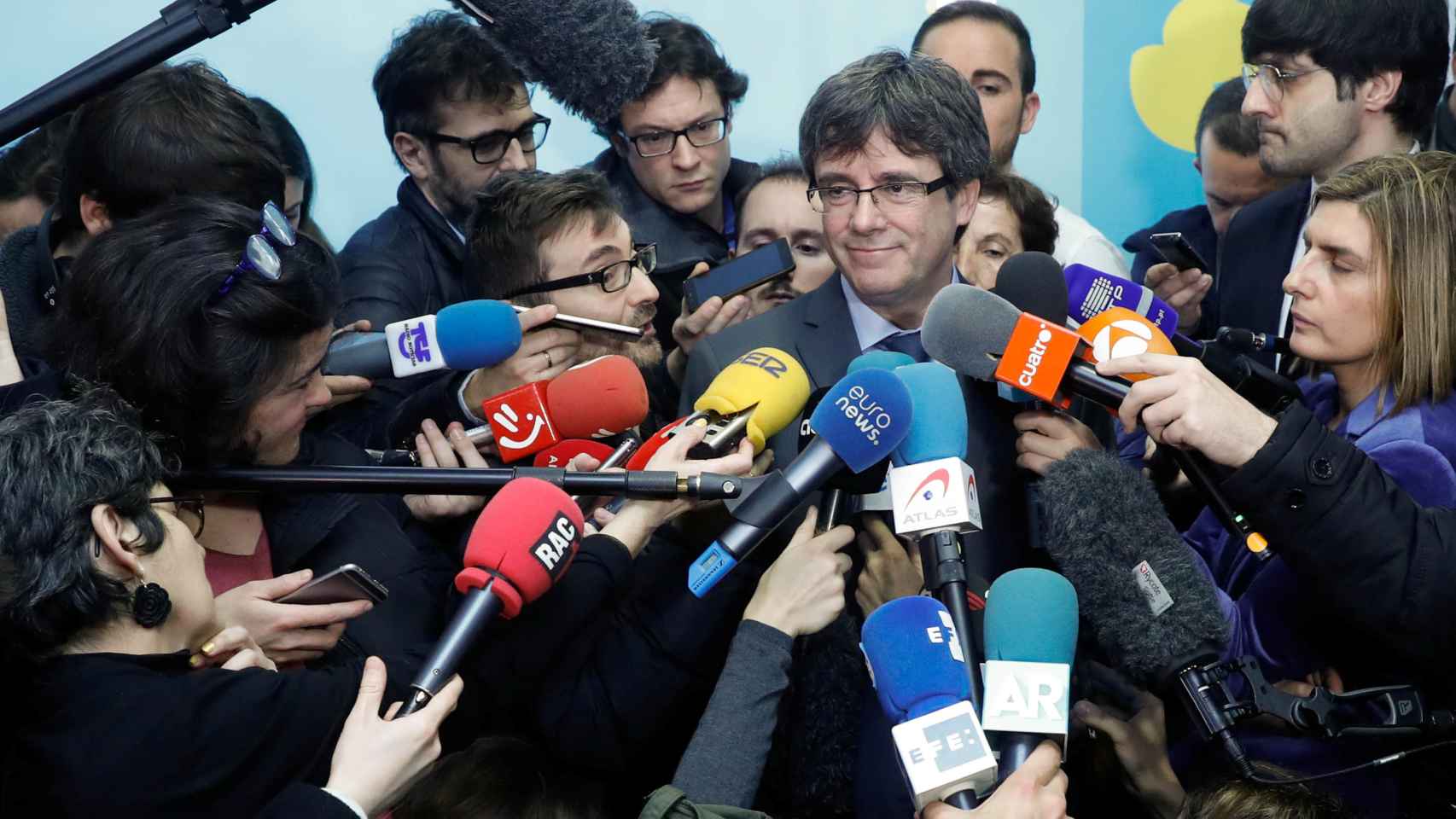 Puigdemont, tras su reunión en Bruselas con Torrent.