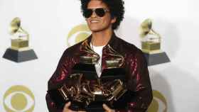 Bruno Mars y sus seis Grammy.