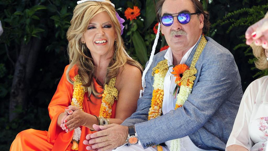 Lydia Lozano y su marido Carlos.