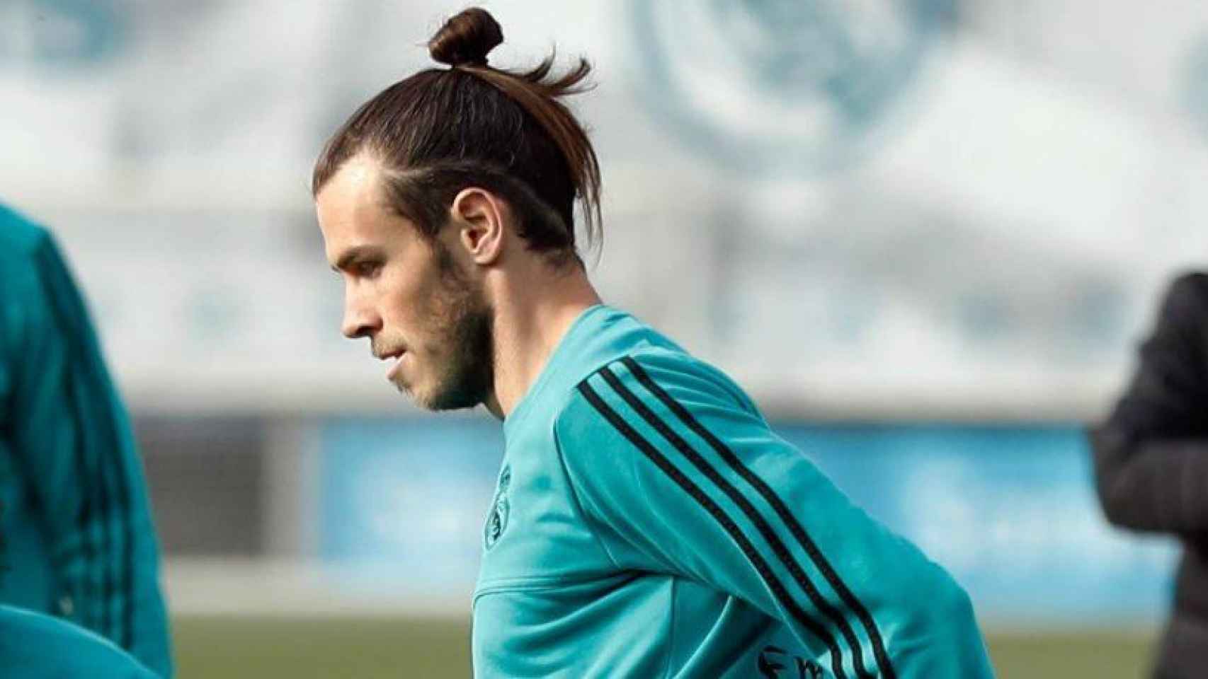 Bale entrena con el Madrid