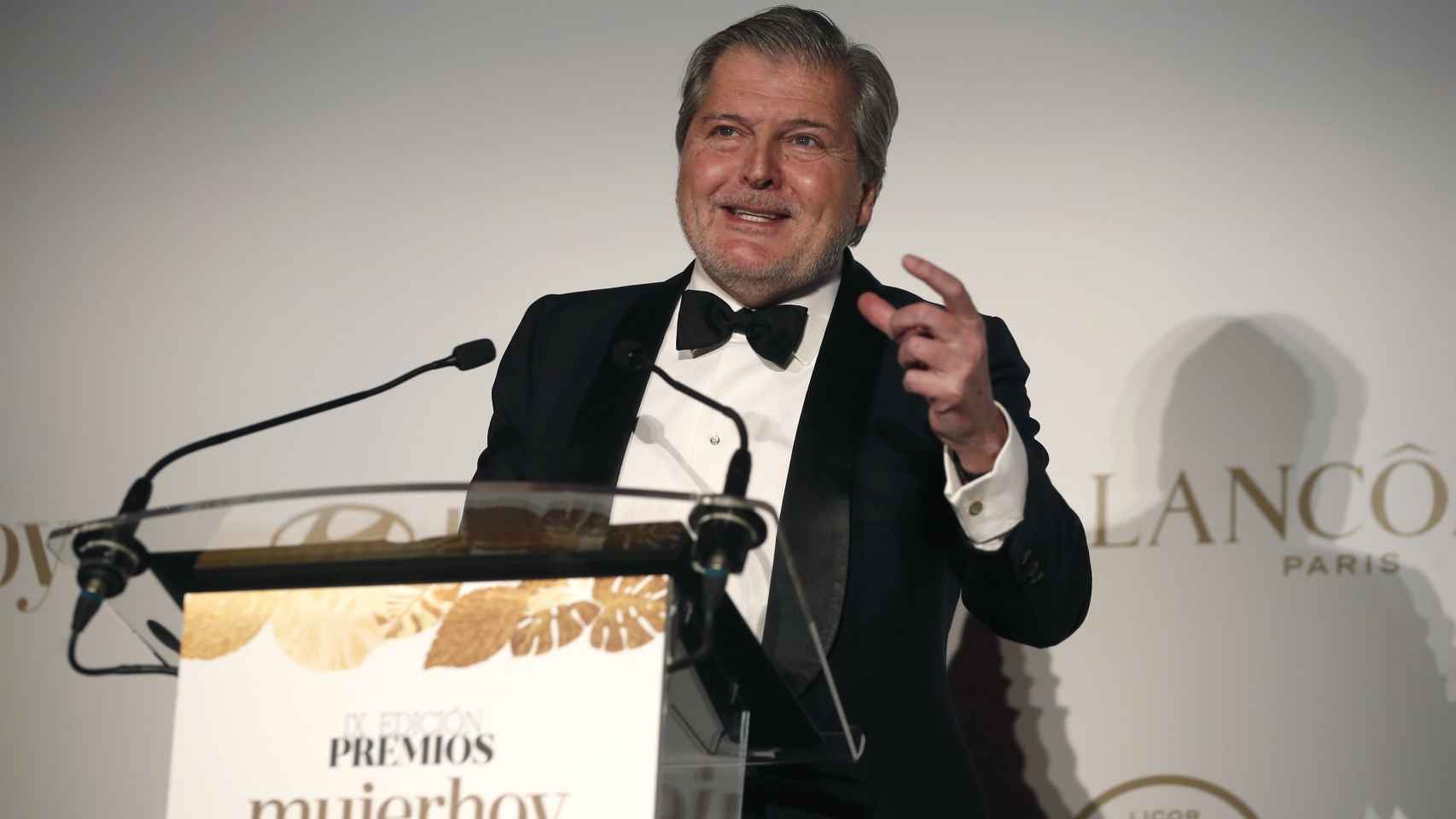 Méndez de Vigo durante la gala de premios 'Mujer Hoy'.