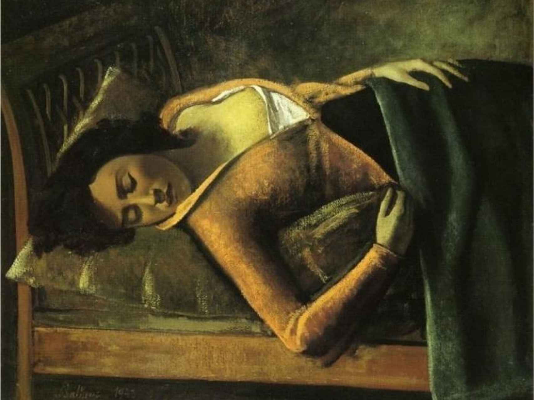 Muchacha dormida (1943), de Balthus.