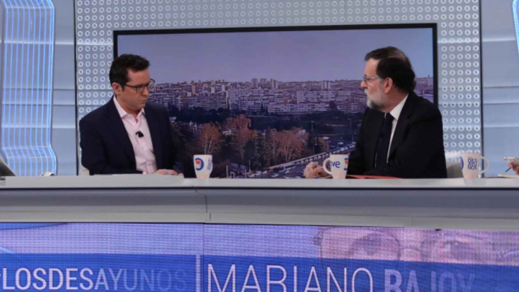 La insulsa entrevista de Sergio Martín a Mariano Rajoy en TVE: ni caja B ni encuestas