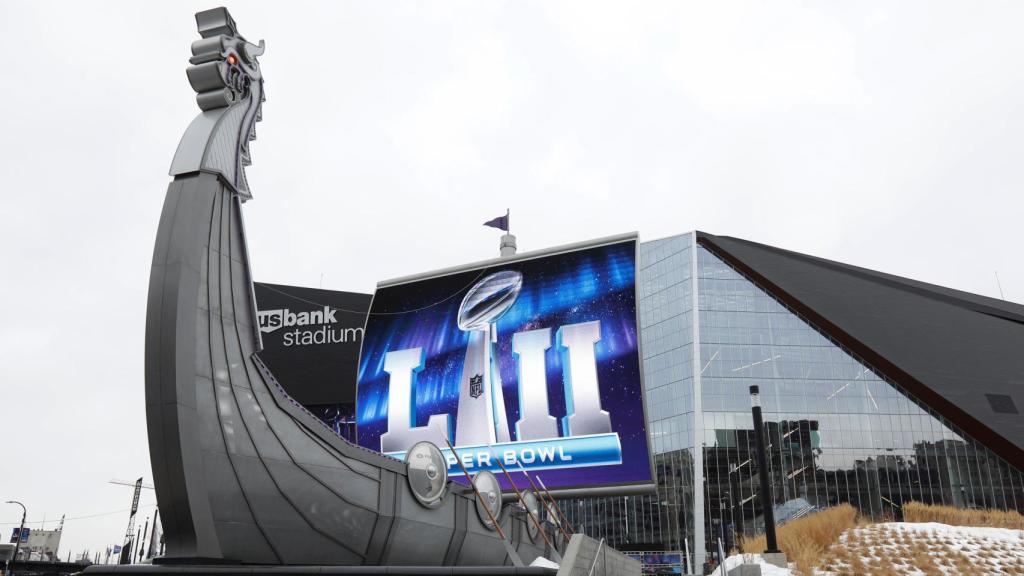 El estadio de los Vikings, escenario de la Super Bowl 2018.