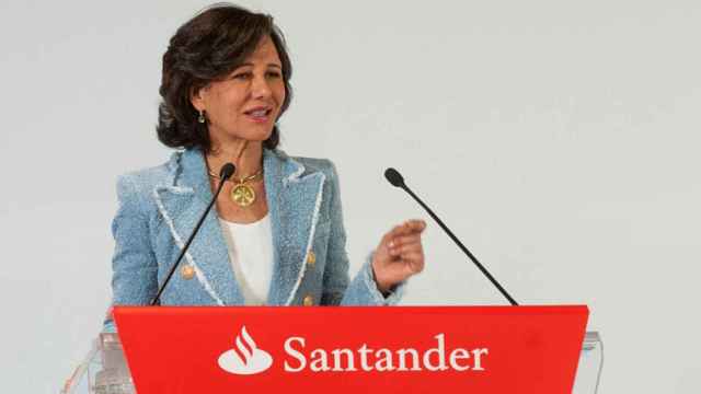 Ana Botín, presidenta del Santander, durante la presentación de resultados 2017.