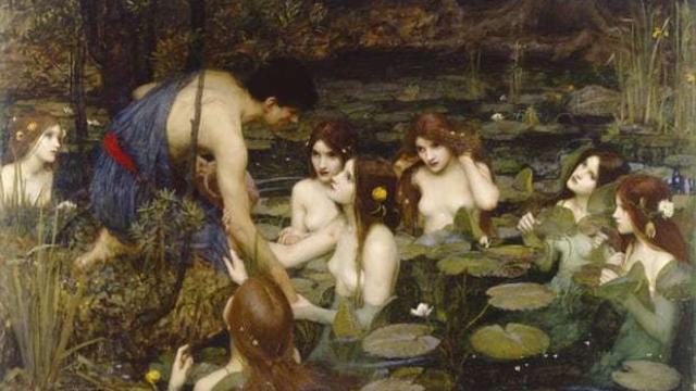 'Hilas y las ninfas'.