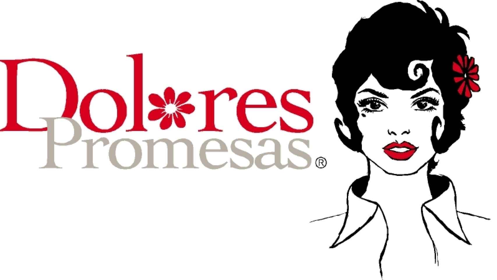 El logo de Dolores Promesas y su personaje.