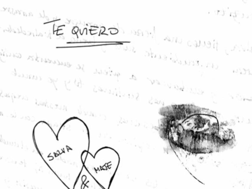 Maje sellaba las cartas con besos y corazones para seducir a Salva
