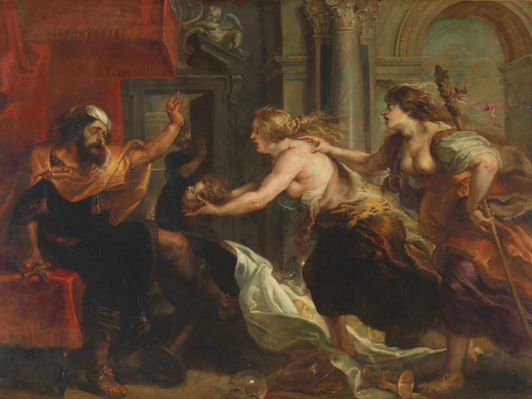 El banquete de Tereo, de Rubens.