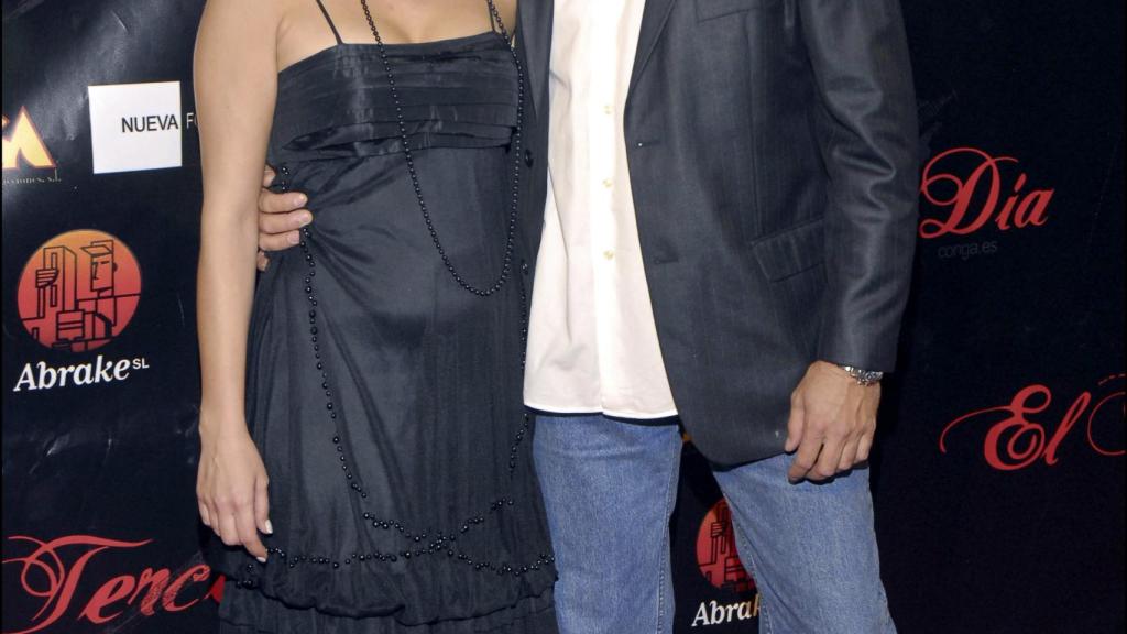 Gema, junto a su marido, en una de las pocas imágenes que tienen juntos.