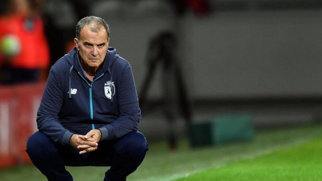 Bielsa cuando entrenaba al Lille.