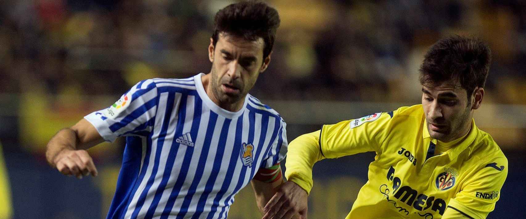 Xabi Prieto contra el Villarreal.