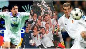 El Real Madrid levantó entre 1998 y 2002 su séptima, su octava y su novena Champions League