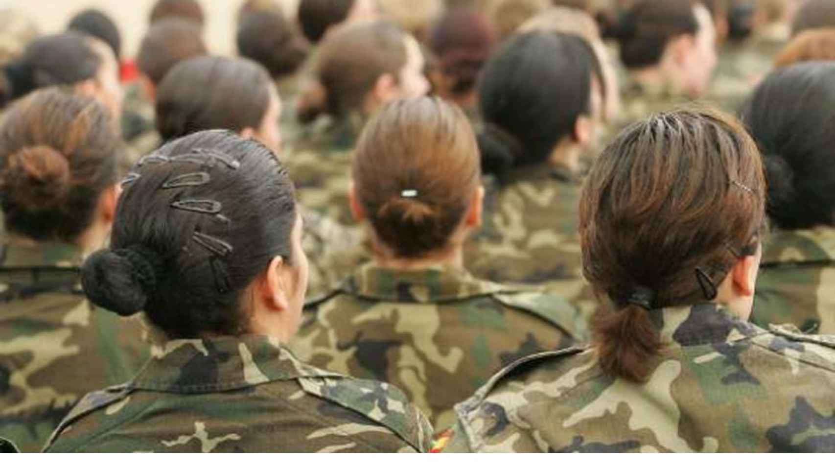 Las mujeres representan el 12,5% de los efectivos de las Fuerzas Armadas.