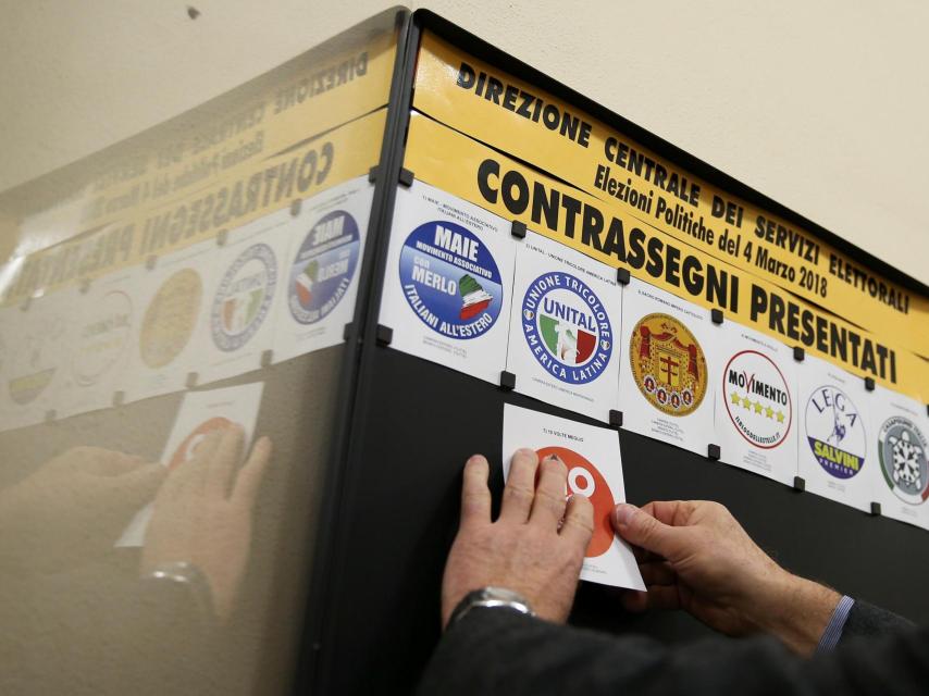 Logotipos de los partidos que concurren a las elecciones del 4 de marzo