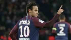 Neymar, celebrando un gol con el PSG. Foto: psg.fr