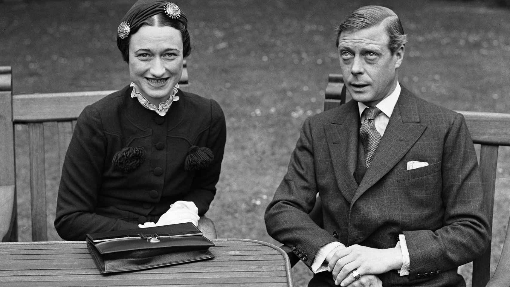 Wallis Simpson junto al Duque de Windsor, Eduardo VIII.