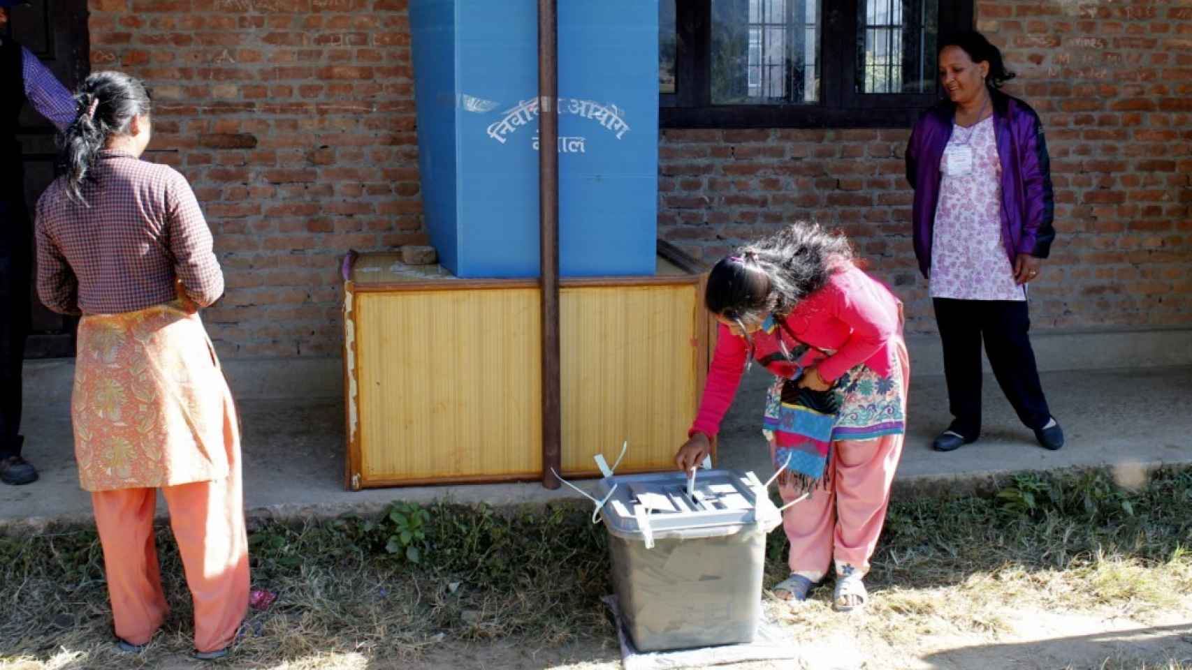 Elecciones en Nepal en 2013.