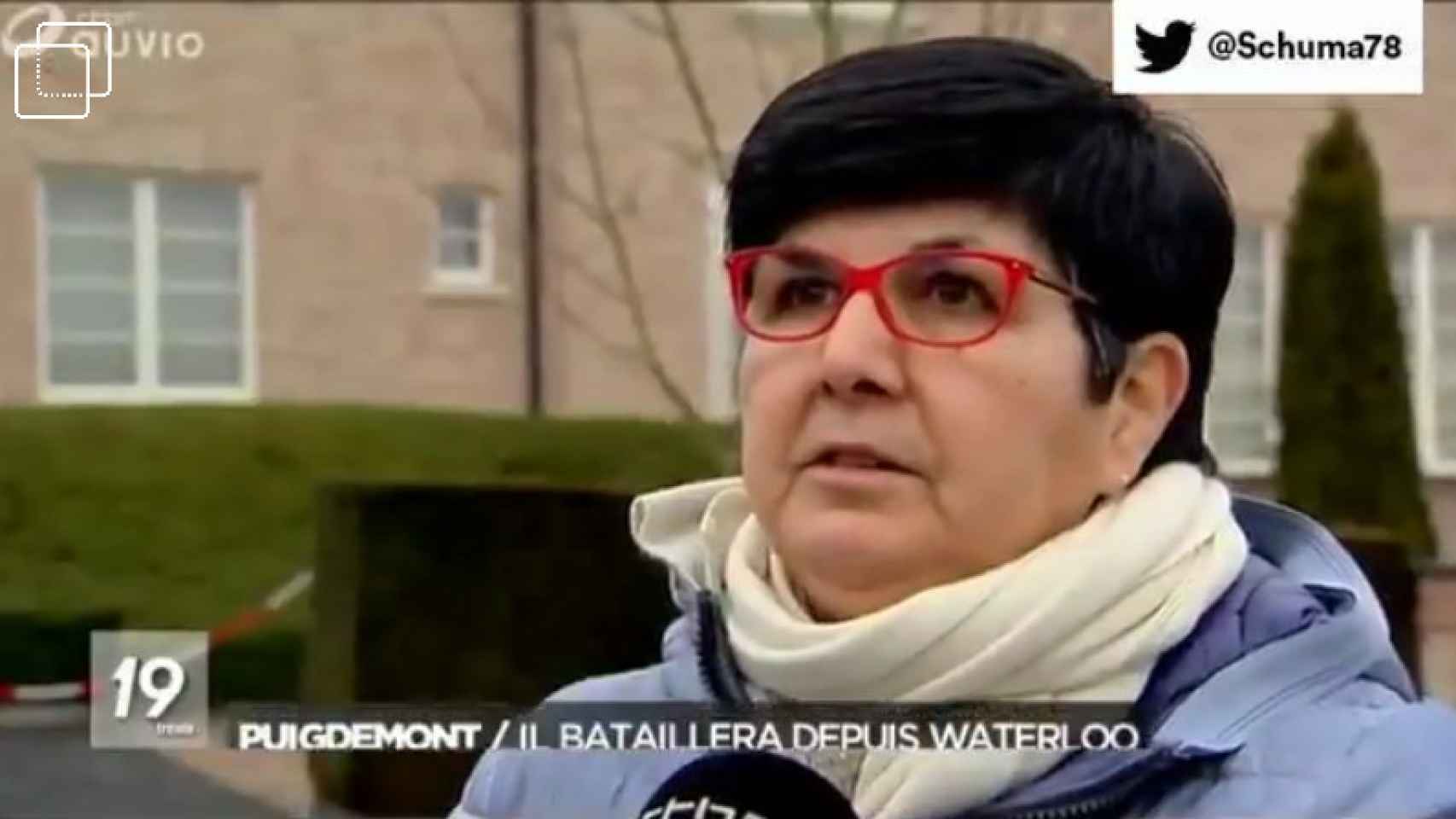 María, la vecina catalana de Puigdemont en Waterloo