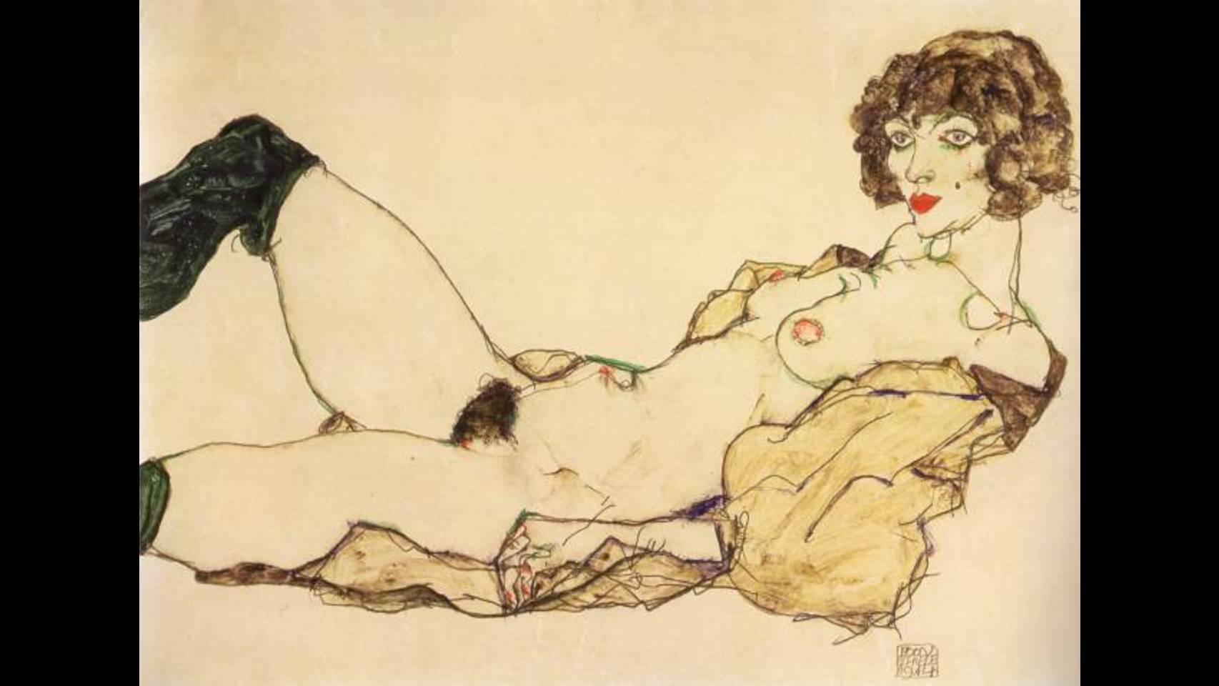 Por qué adoramos la pornografía, pero no soportamos a Egon Schiele?