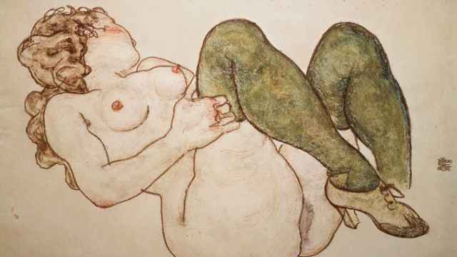 Uno de los desnudos de Egon Schiele.