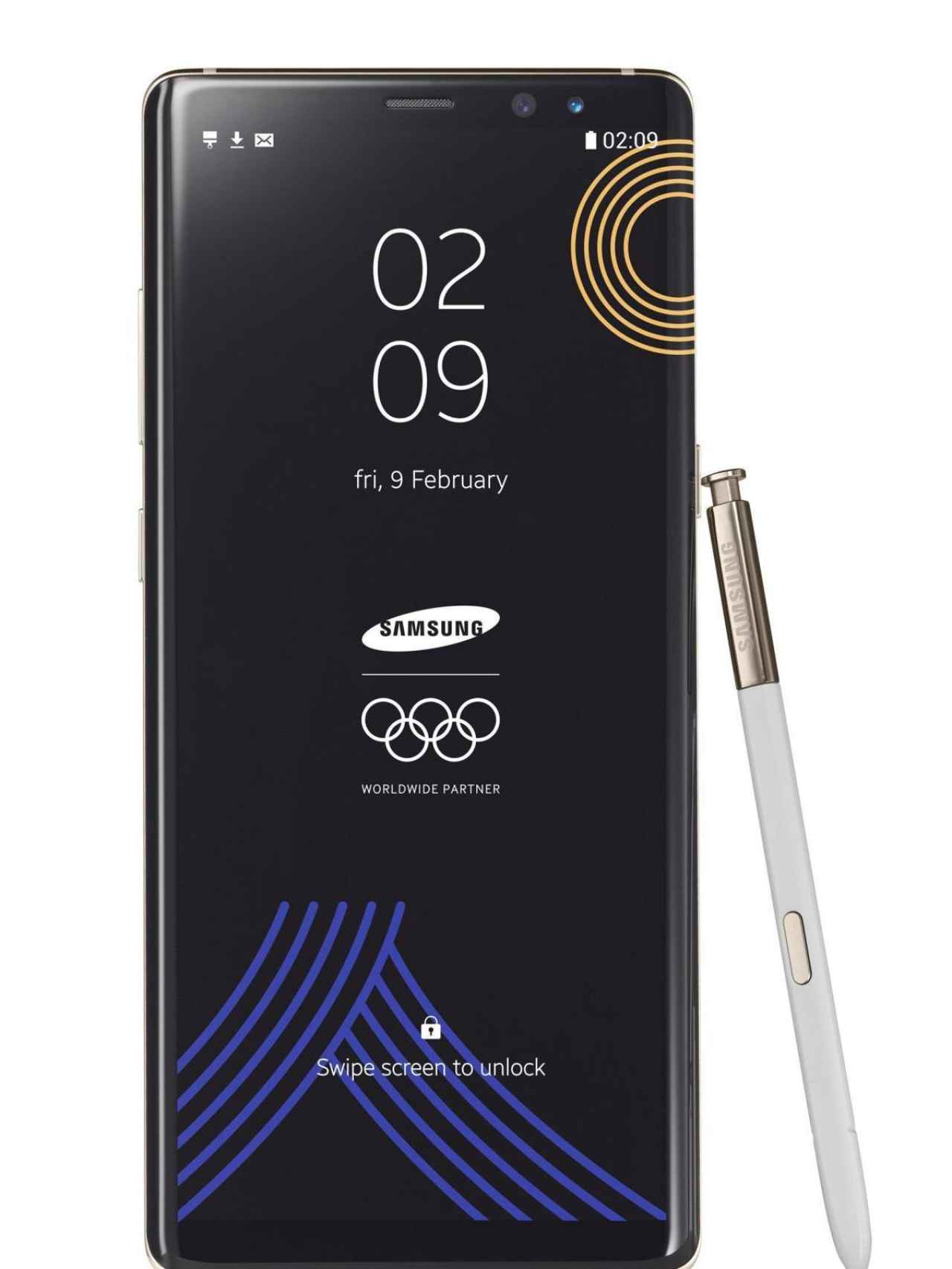 Samsung Galaxy de los Juegos Olímpicos de invierno.