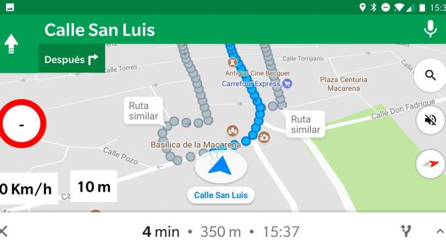 Añade velocidad, límites y altitud a Google Maps con esta aplicación