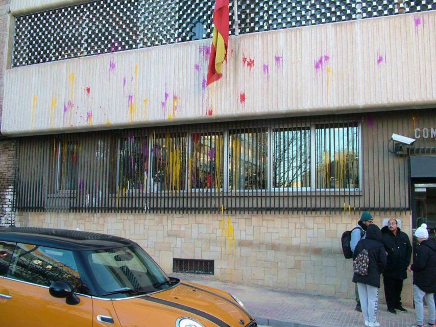 La comisaría de Terrassa ya fue atacada en abril por seis encapuchados